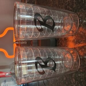 Black Monogrammed Tumblers